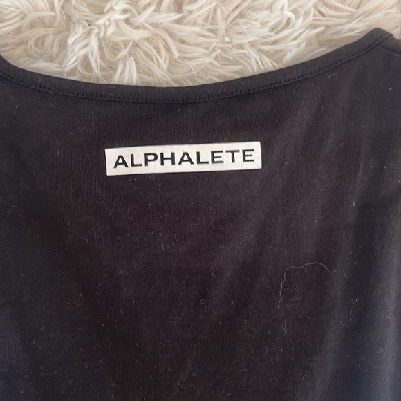 NWT Mens size large Alphalete black workout shirt - Picture 7 of 7
